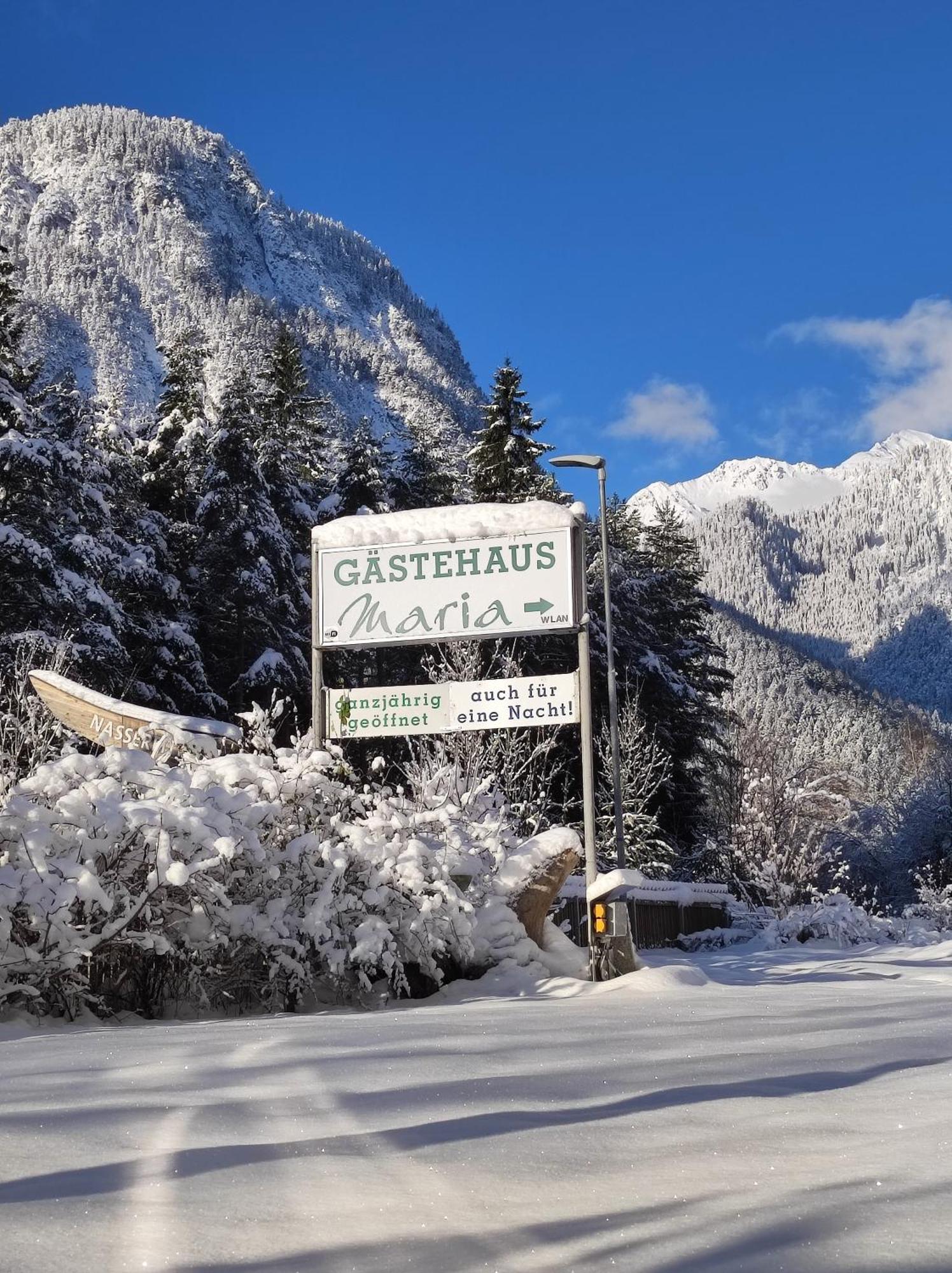 Gaestehaus Maria - Privatzimmer Nassereith Eksteriør billede